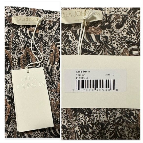 Ulla Johnson Aina Dres in Yarrow, Size 2, New with tag - Picture 12 of 15